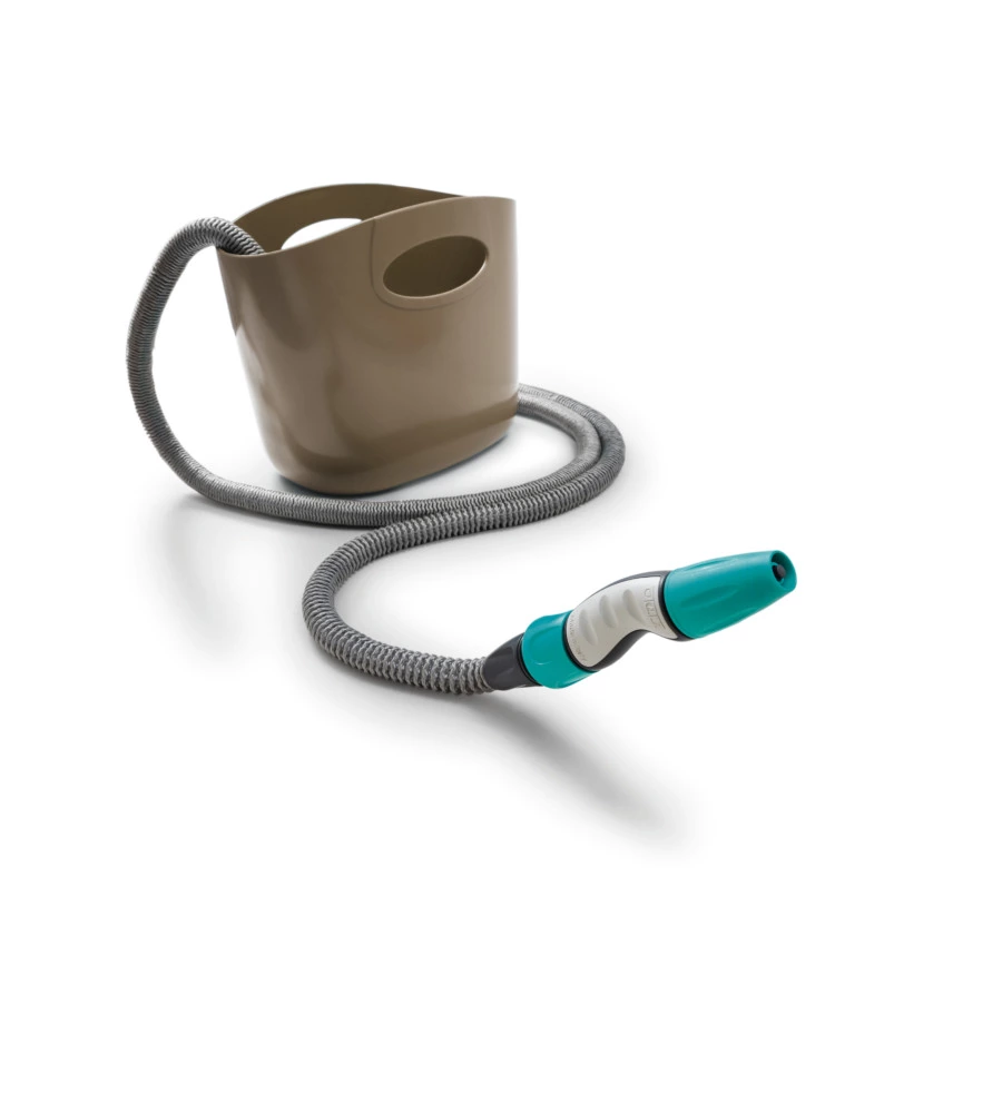 Kit tubo auto estensibile g.f. "aquapop" tortora 15 m
